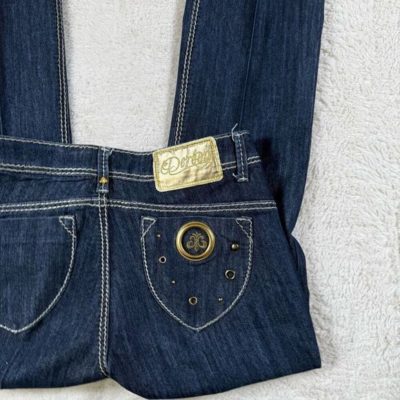 Vintage Y2K Dereon Women’s Dark Wash Bootcut Jeans - Picture 2 of 8